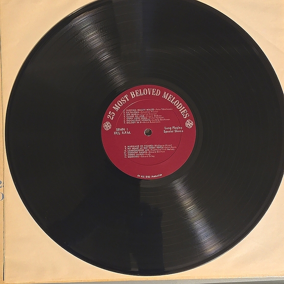 25 Most Beloved Melodies LP 1967, An All-Disc Production - Picture 4 of 7